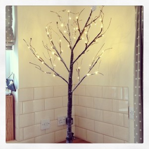 twig christmas tree with lights JSiF